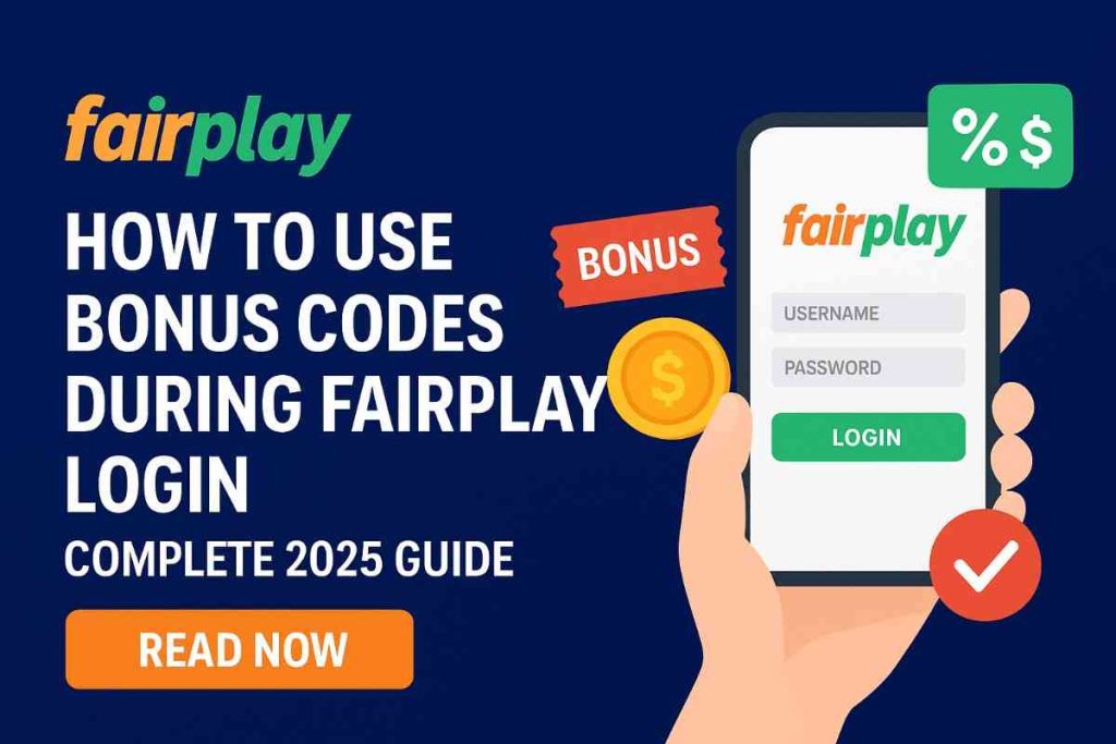 How to Use Bonus Codes During Fairplay Login